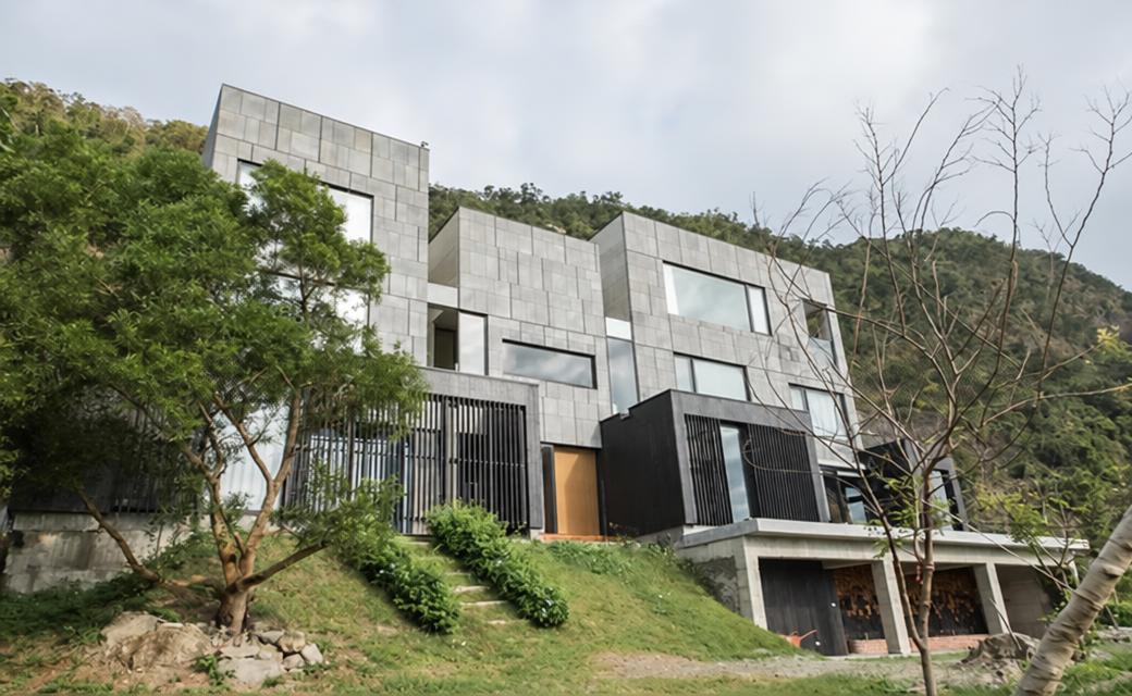 馥自然人文空間的清水模建築外觀